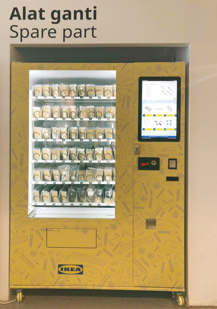 IKEA unveils new vending machines - spare parts