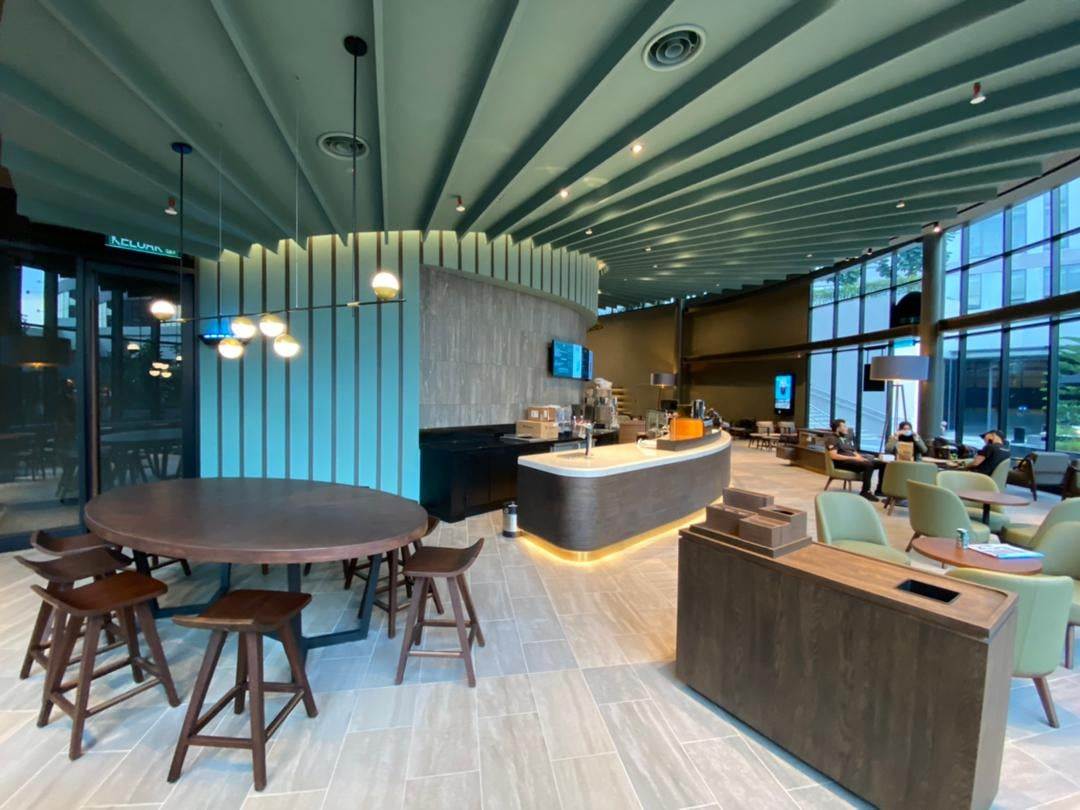 New Starbucks Reserve outlet in Tropicana Gardens Mall - interior