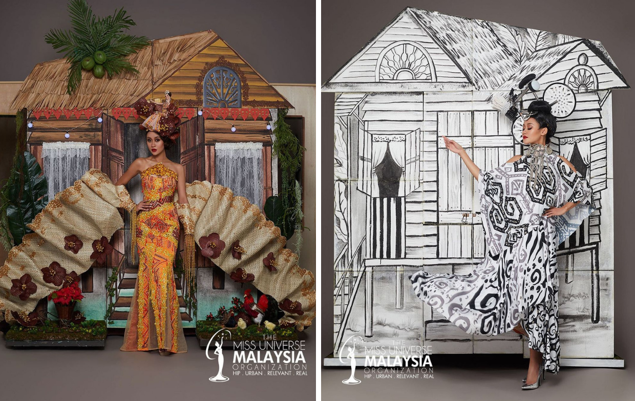 Miss Universe Malaysia 2020 costume - 2 outfits