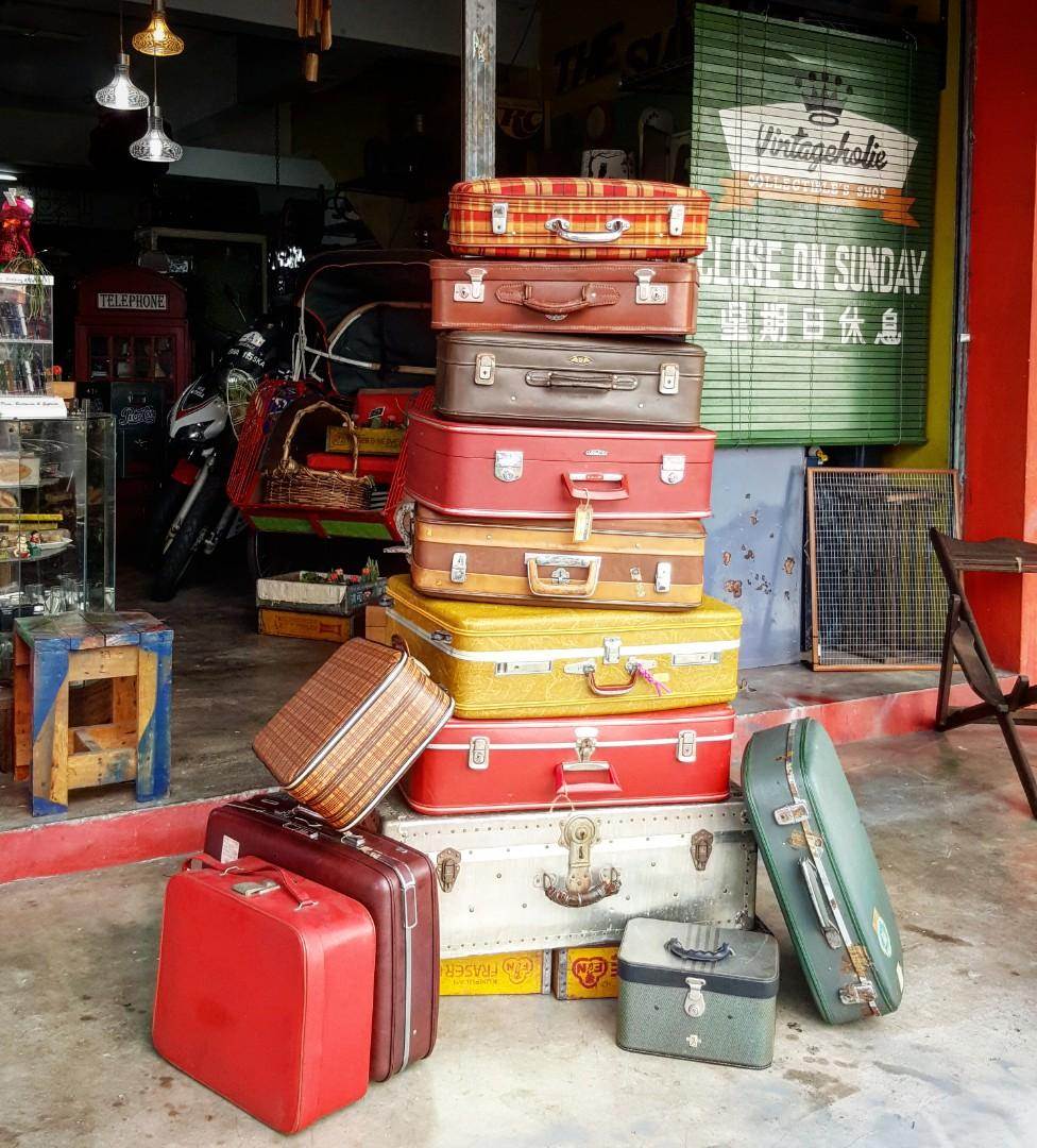 Antique Malaysian items - luggage