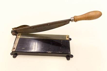 Antique Malaysian items - paper cutter