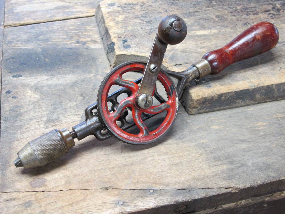 Antique Malaysian items - hand drill
