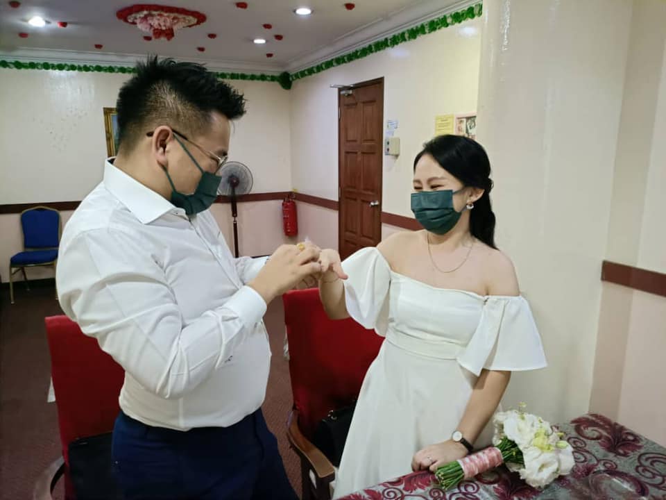Newlyweds fined for taking celebratory photo - wedding