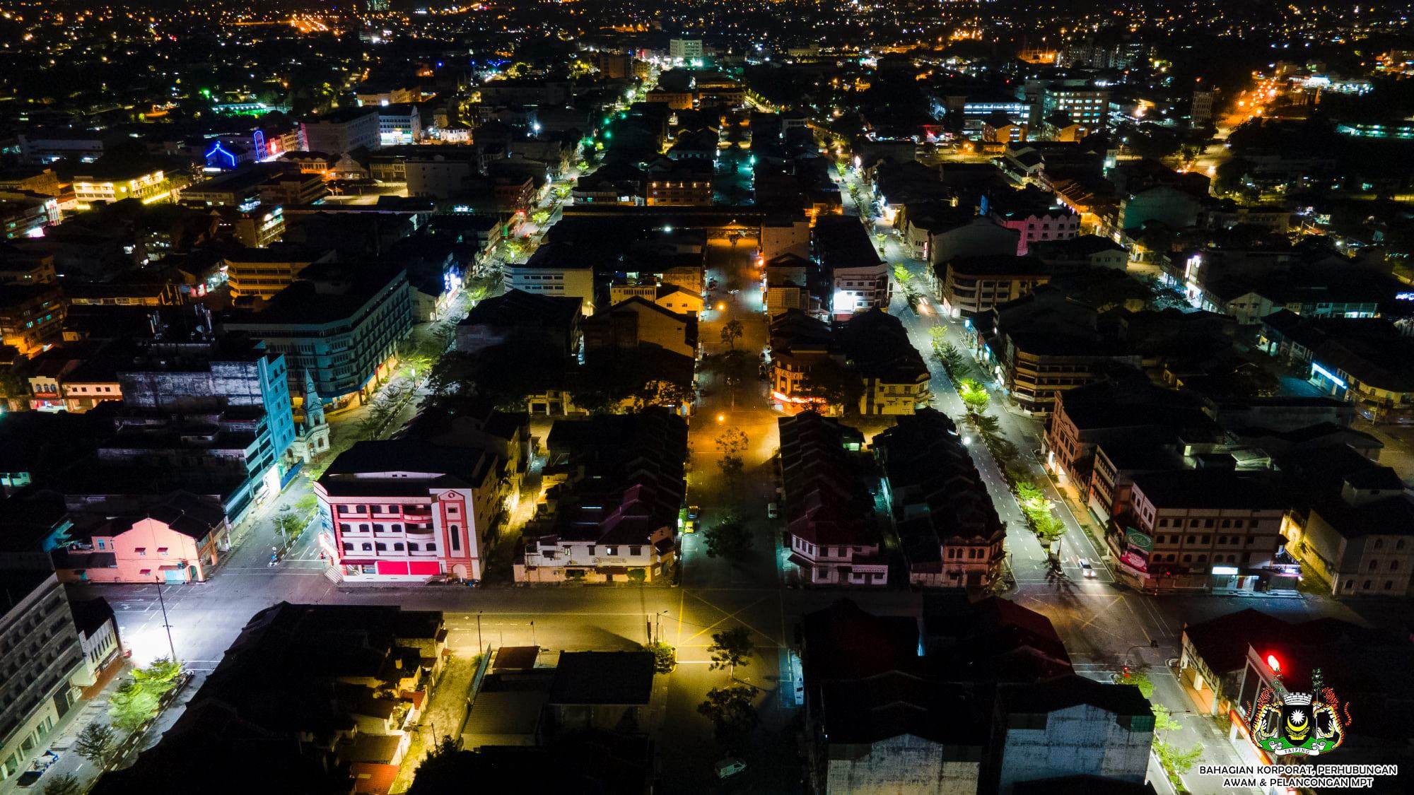 Taiping empty streets - night scene 