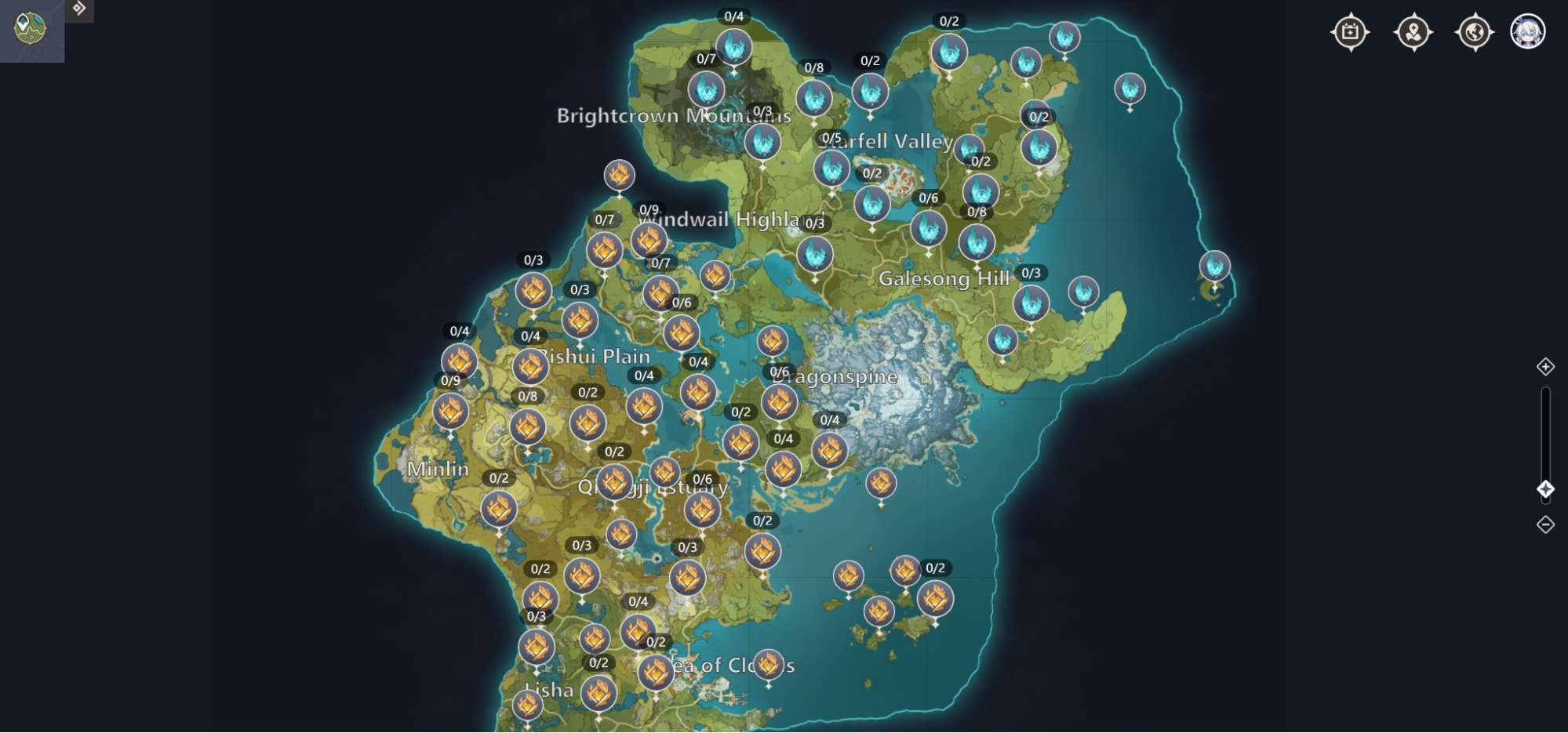 genshin impact tips - official interactive map