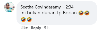 Durian comment