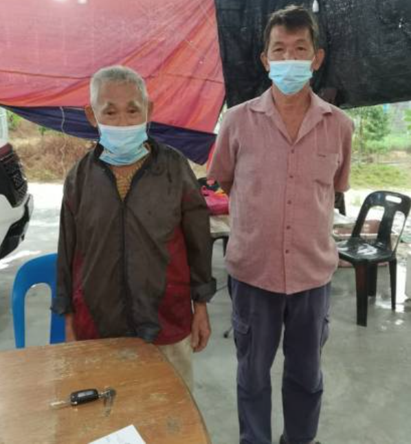 Lost elderly uncle travelled 80km from home