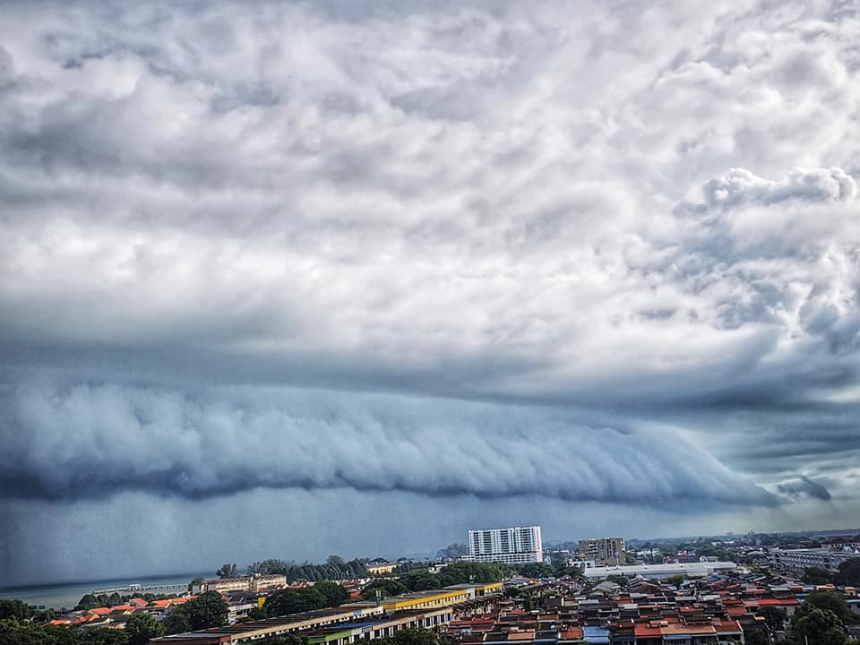 Rain clouds in Penang