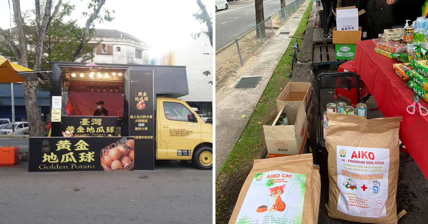 Animal food bank in Ampang - food truck