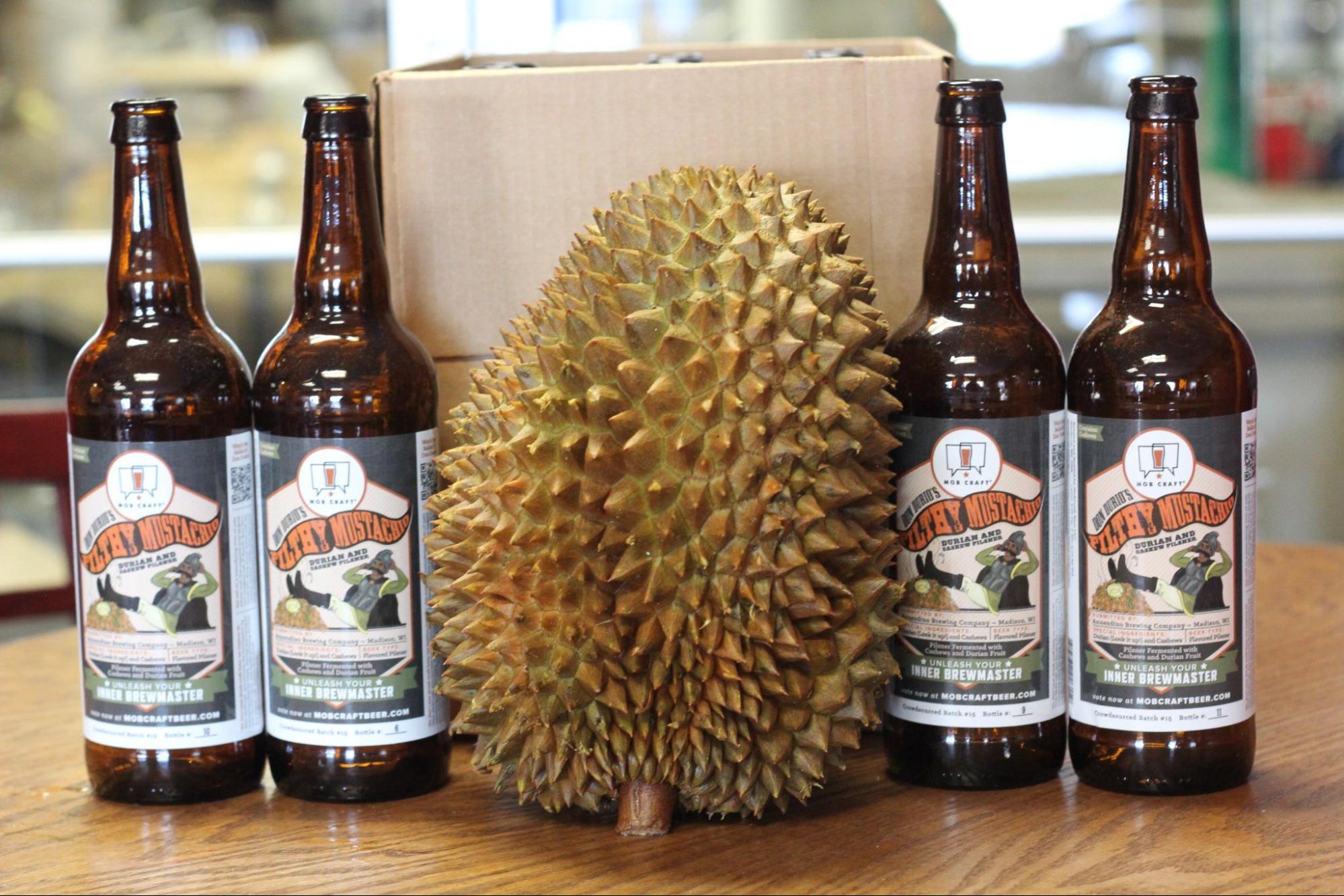 Durian flavoured beer