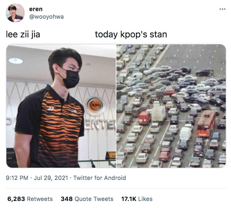 Fans come up with fandom name and merch for Lee Zii Jia - Twitter