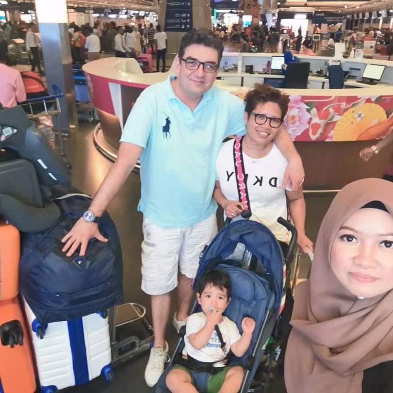 Solehan Manger-Ramli and her family