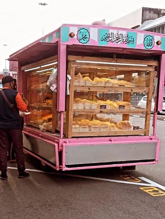 Pink lorry baker in Perak