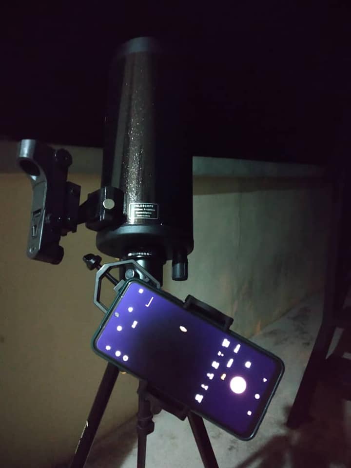 Smartphone and telescope photography