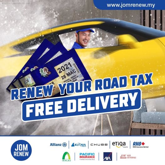 Jom Renew - Road tax renewal