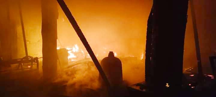 Kek Lok Si temple affected by fire