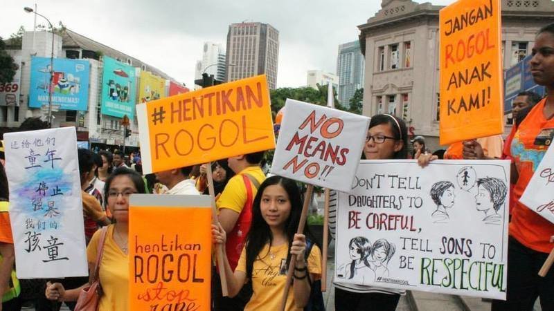 Anti-rape protest in Malaysia
