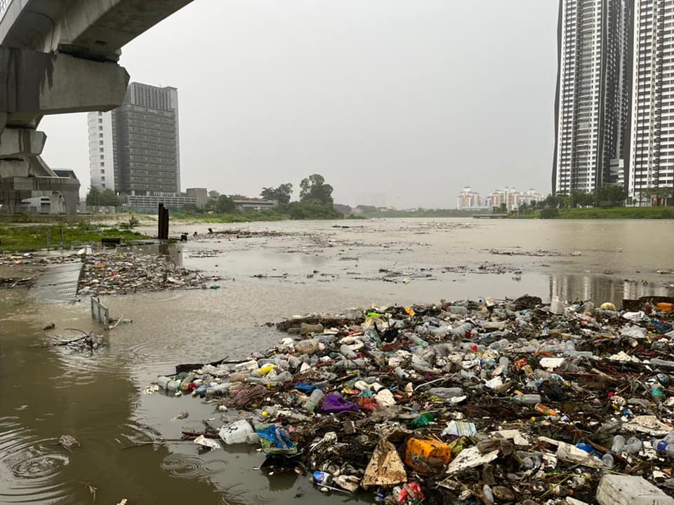 Garbage after flood - garbage