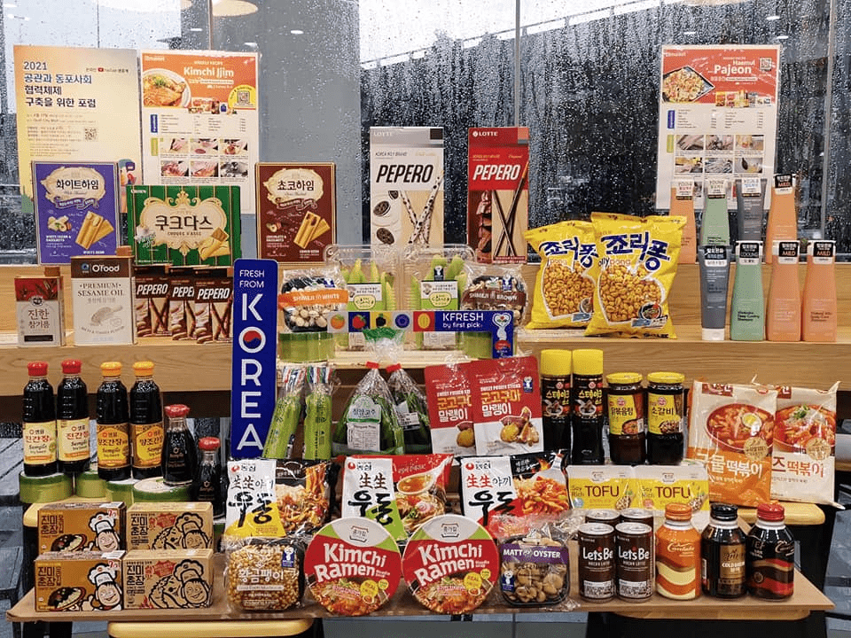 Korean grocery stores - Korean food