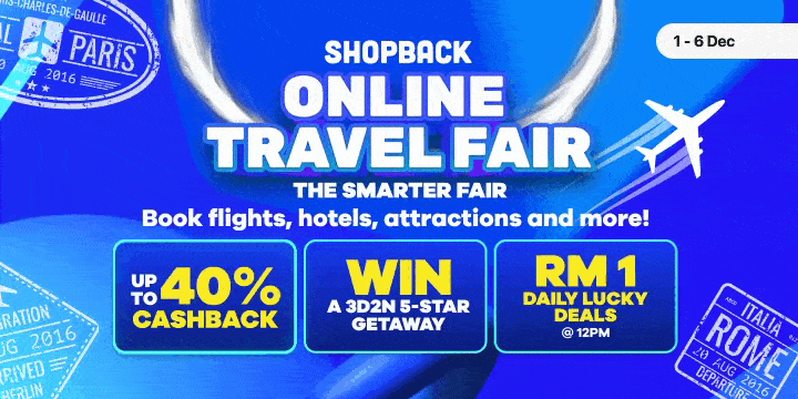 ShopBack Online Travel Fair - Online Travel Fair