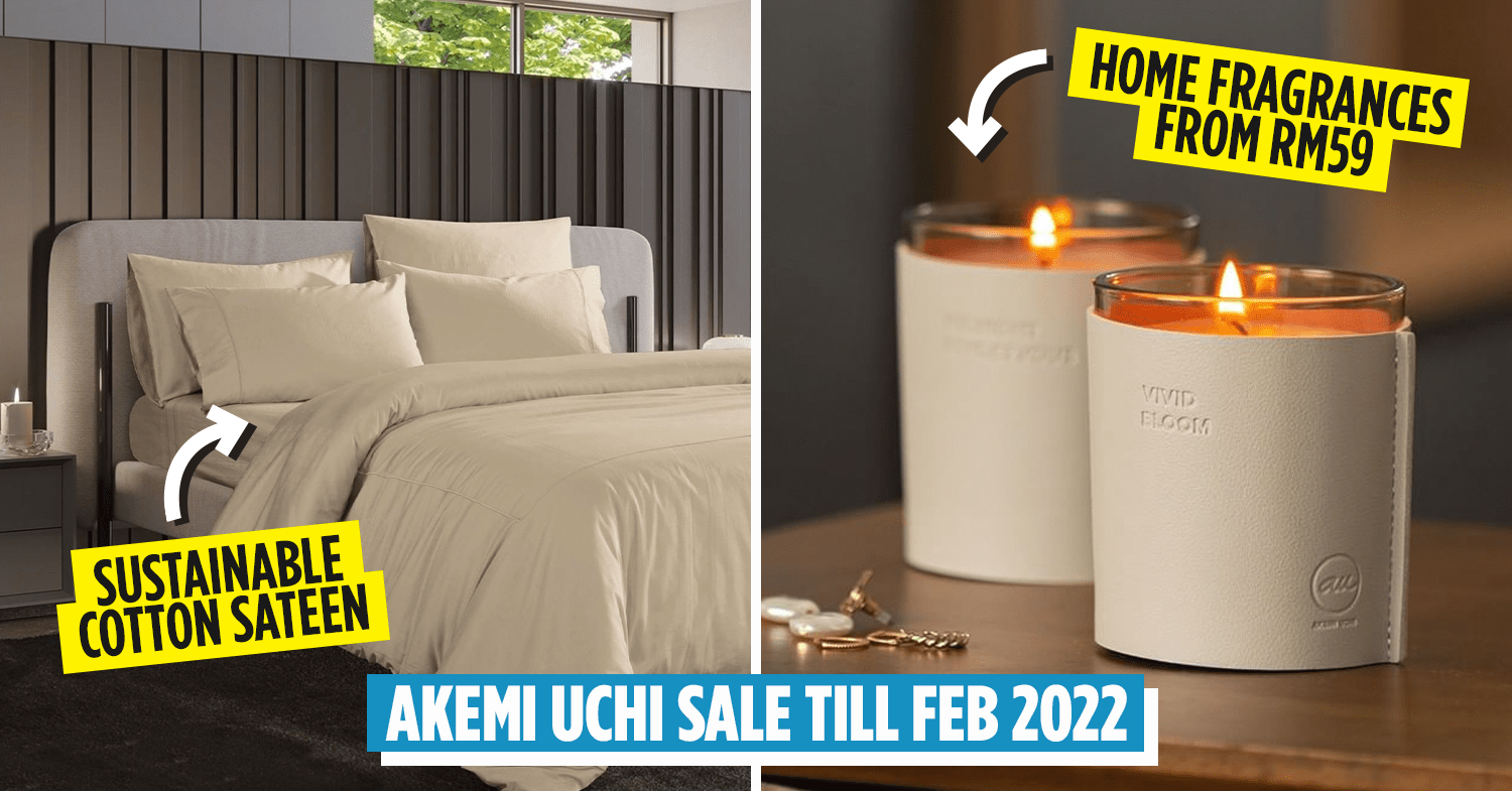 Akemi Uchi Has 20% Off Bedsheets & Scented Candles To Freshen Homes