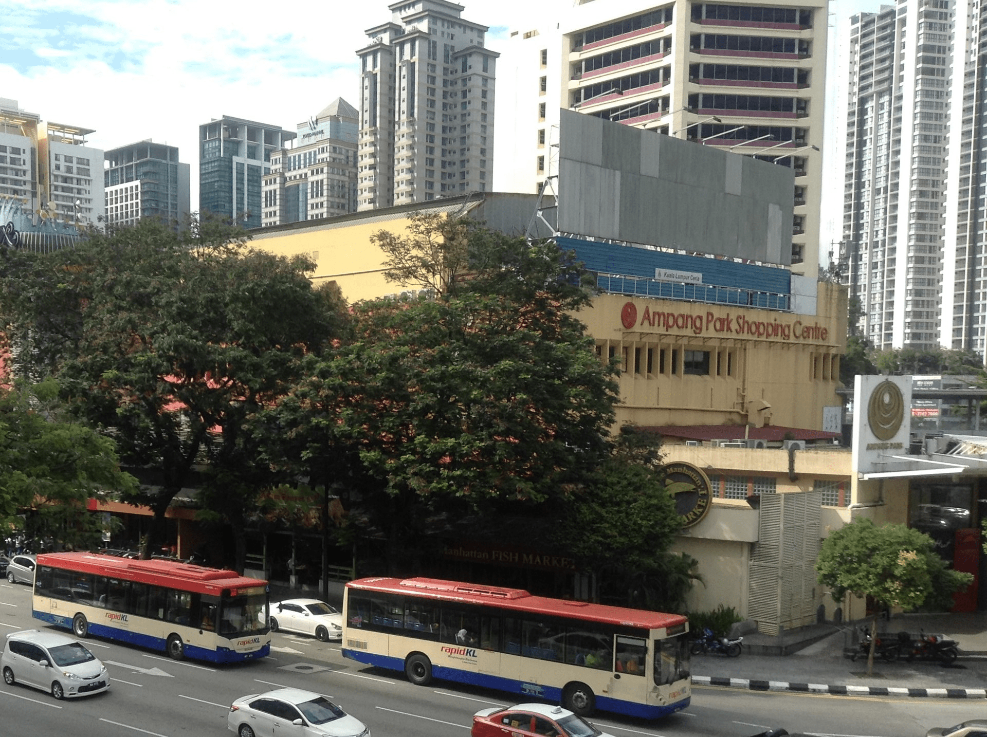 Demolished buildings in KL - mall