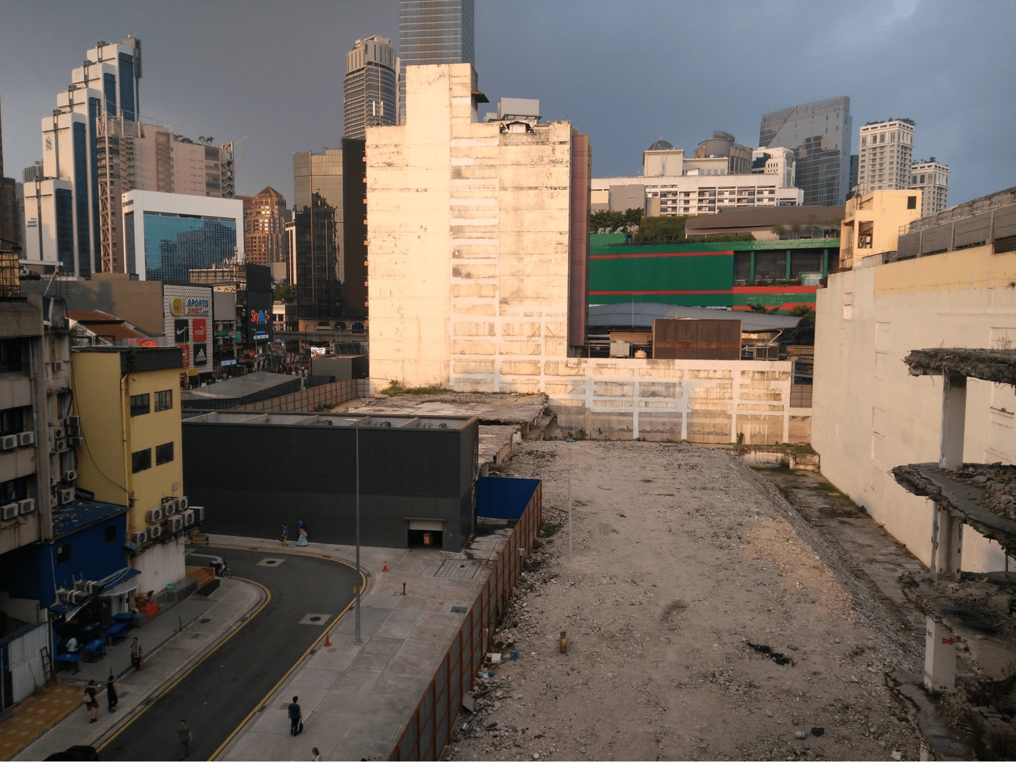 Demolished buildings in KL - site