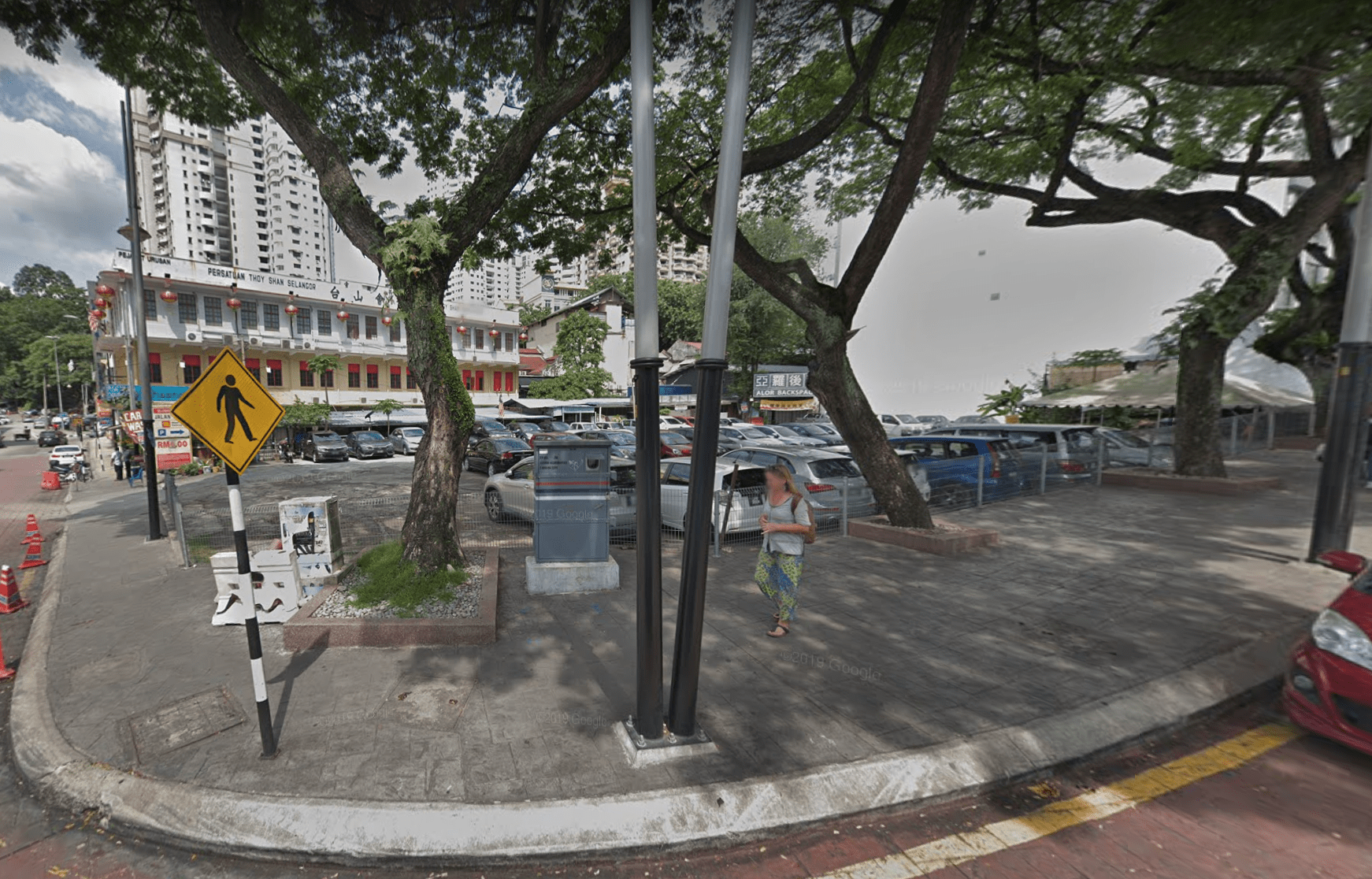 Demolished buildings in KL - parking