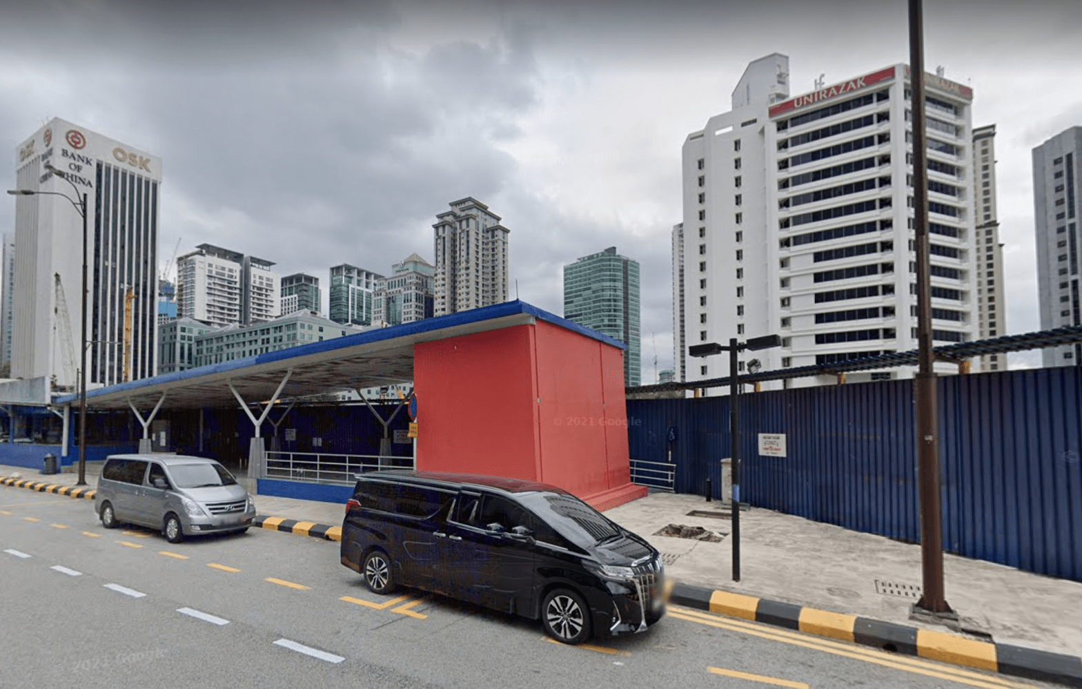 Demolished buildings in KL - construction