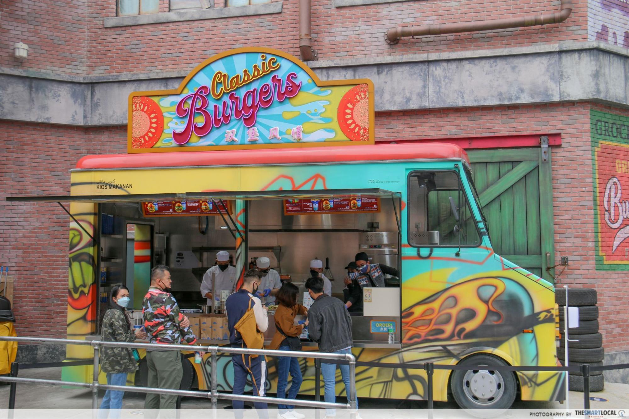 Food stall at Genting SkyWorlds