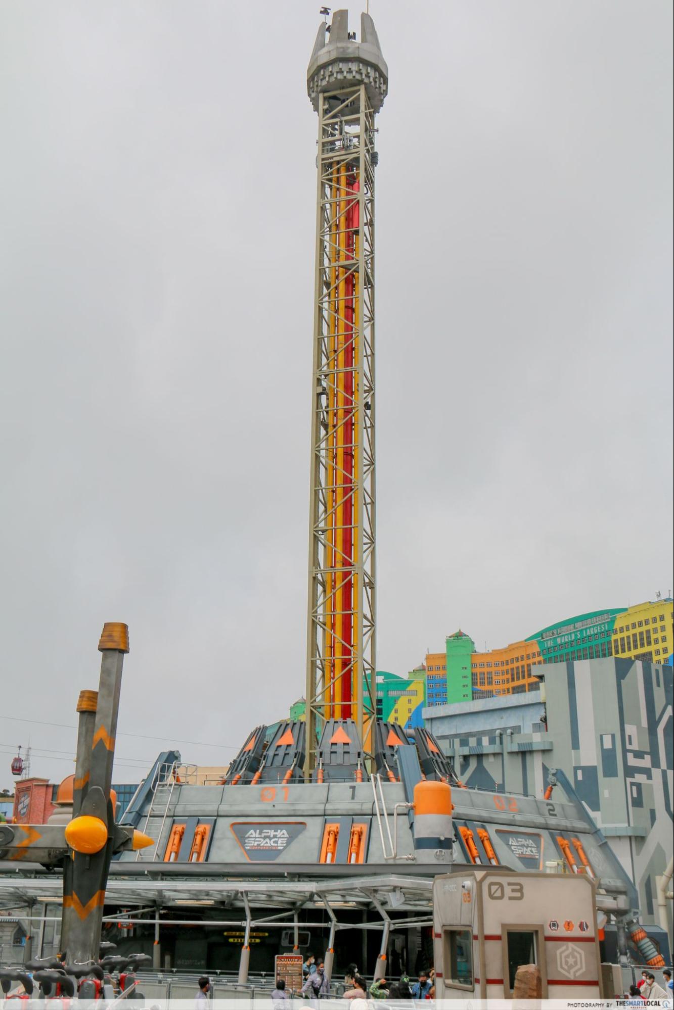 Theme park rides at Genting