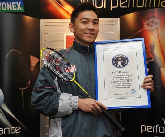 Badminton player Tan Boon Heong