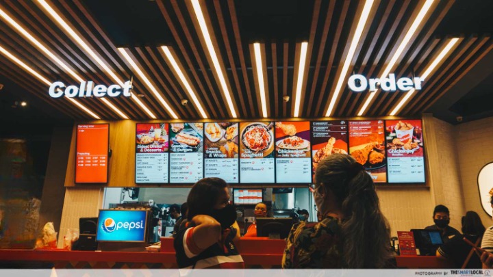 Jollibee Sunway Pyramid outlet - order counter