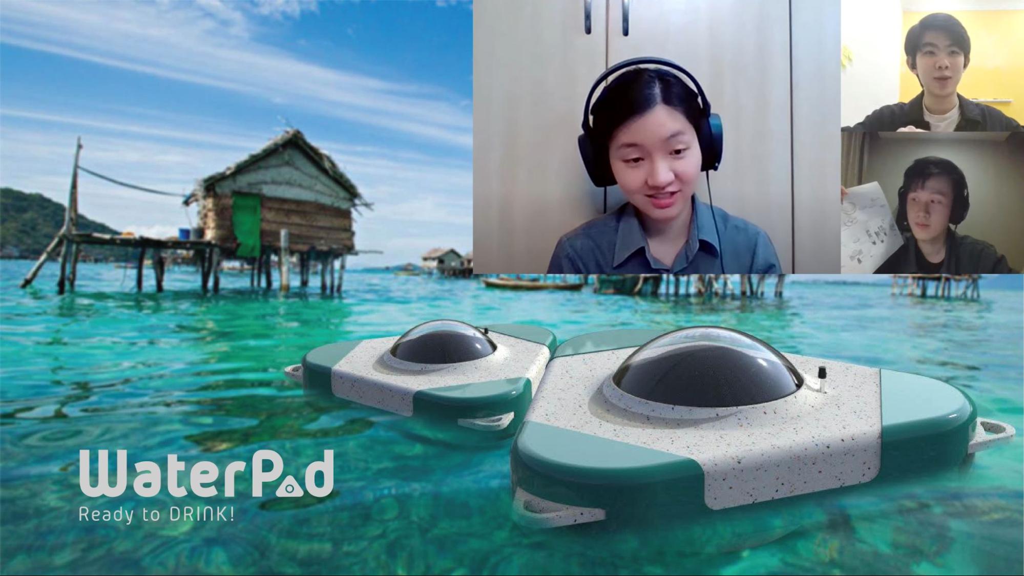 Desalination water pod