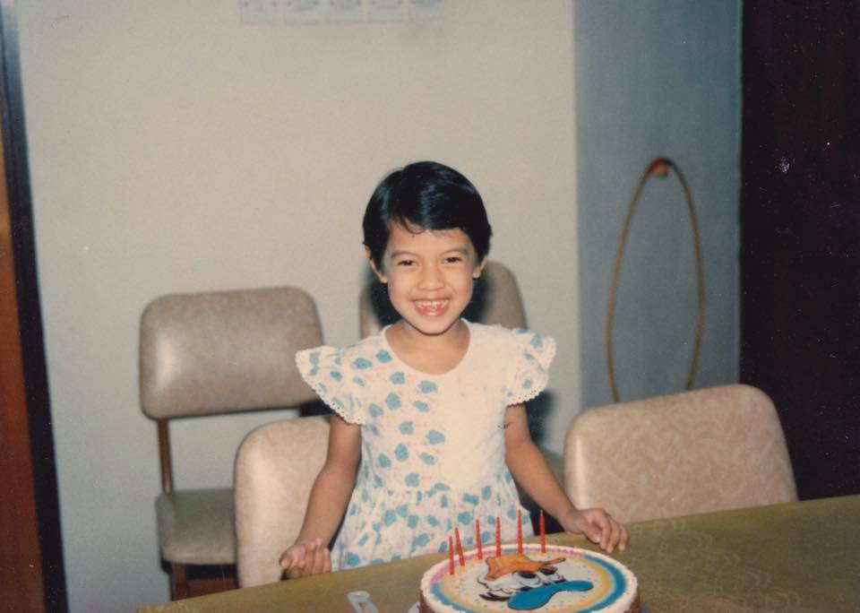 Nicol David childhood photo