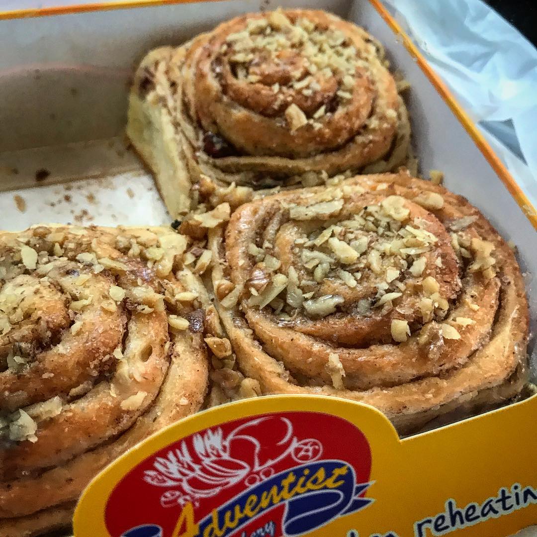 Traditional bakeries in Penang - cinnamon rolls