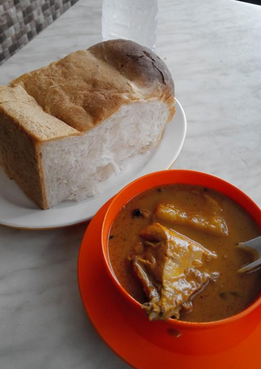 Traditional Bakeries In Penang - roti and curry