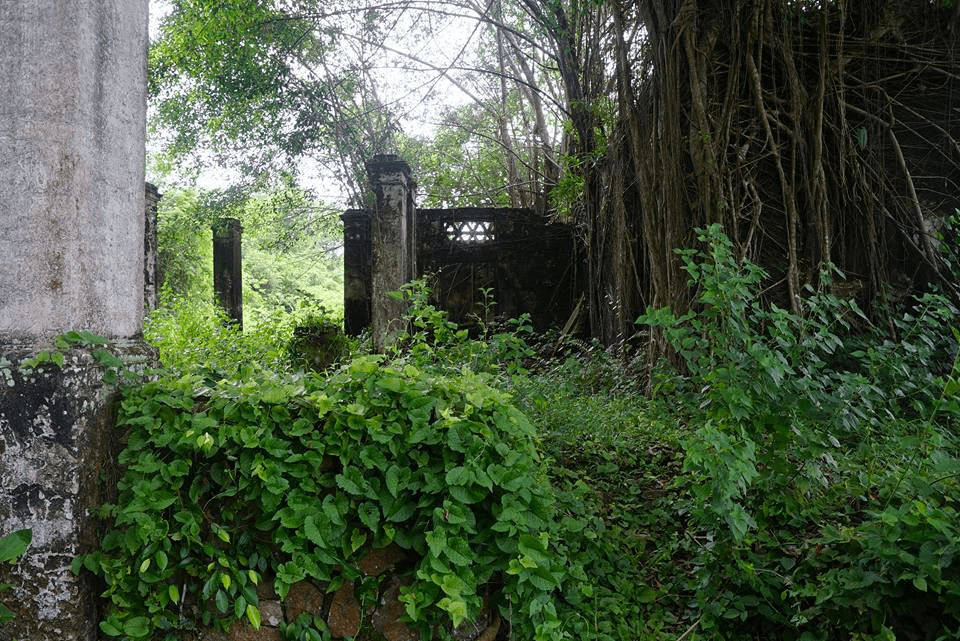 Abandoned buildings and ruins Malaysia - walls