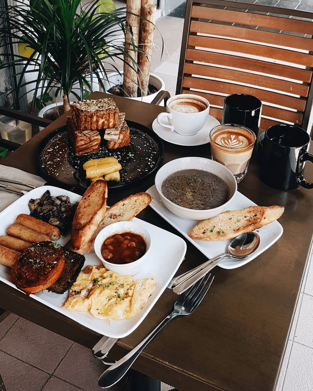Kepong Cafes - brunch food 