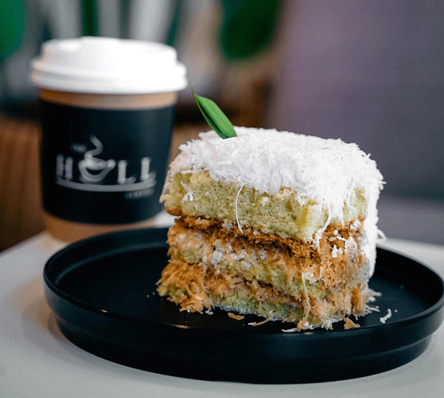 Kepong Cafes - coconut cake