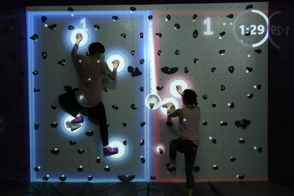 Augmented Climbing Wall