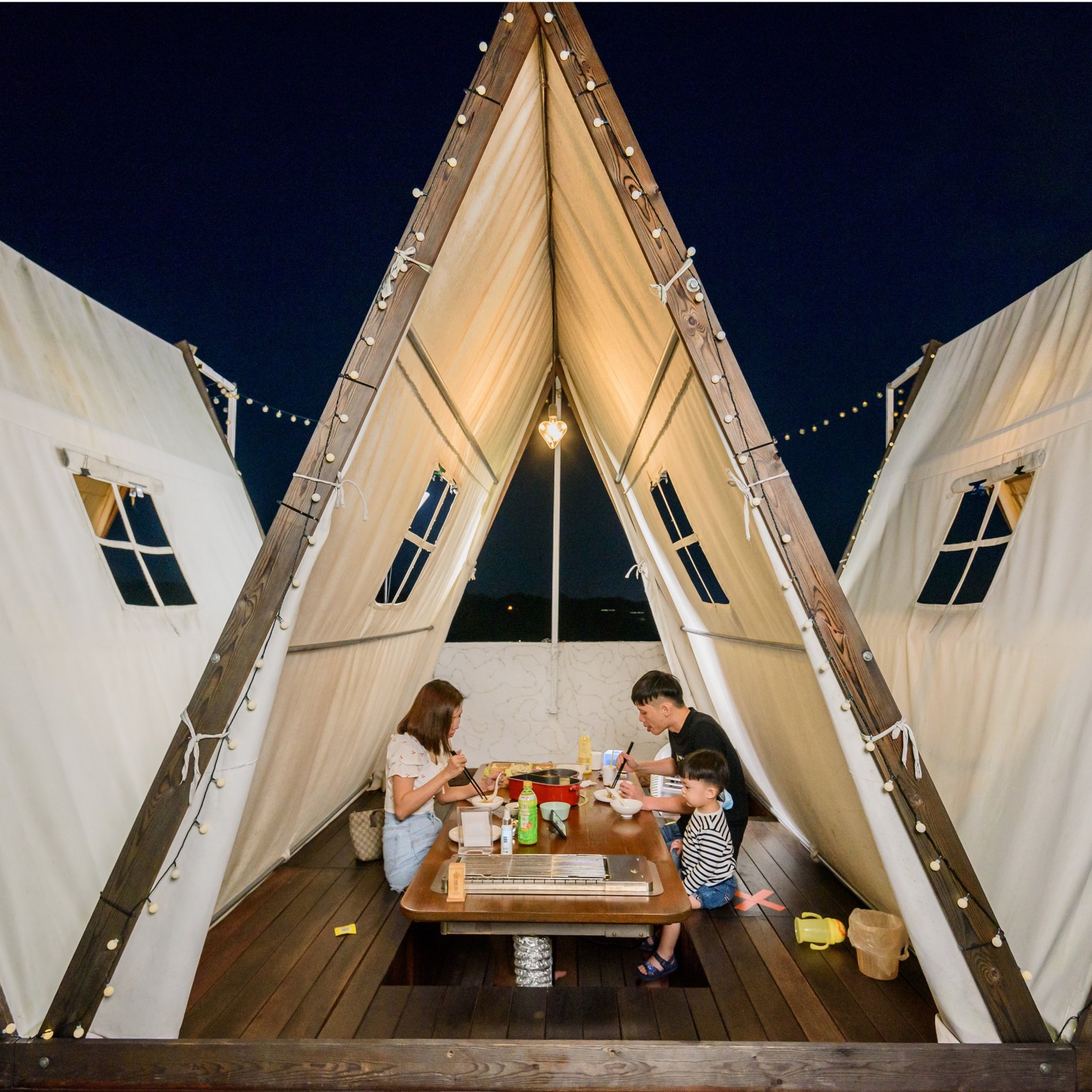 In The Tent - tent dining