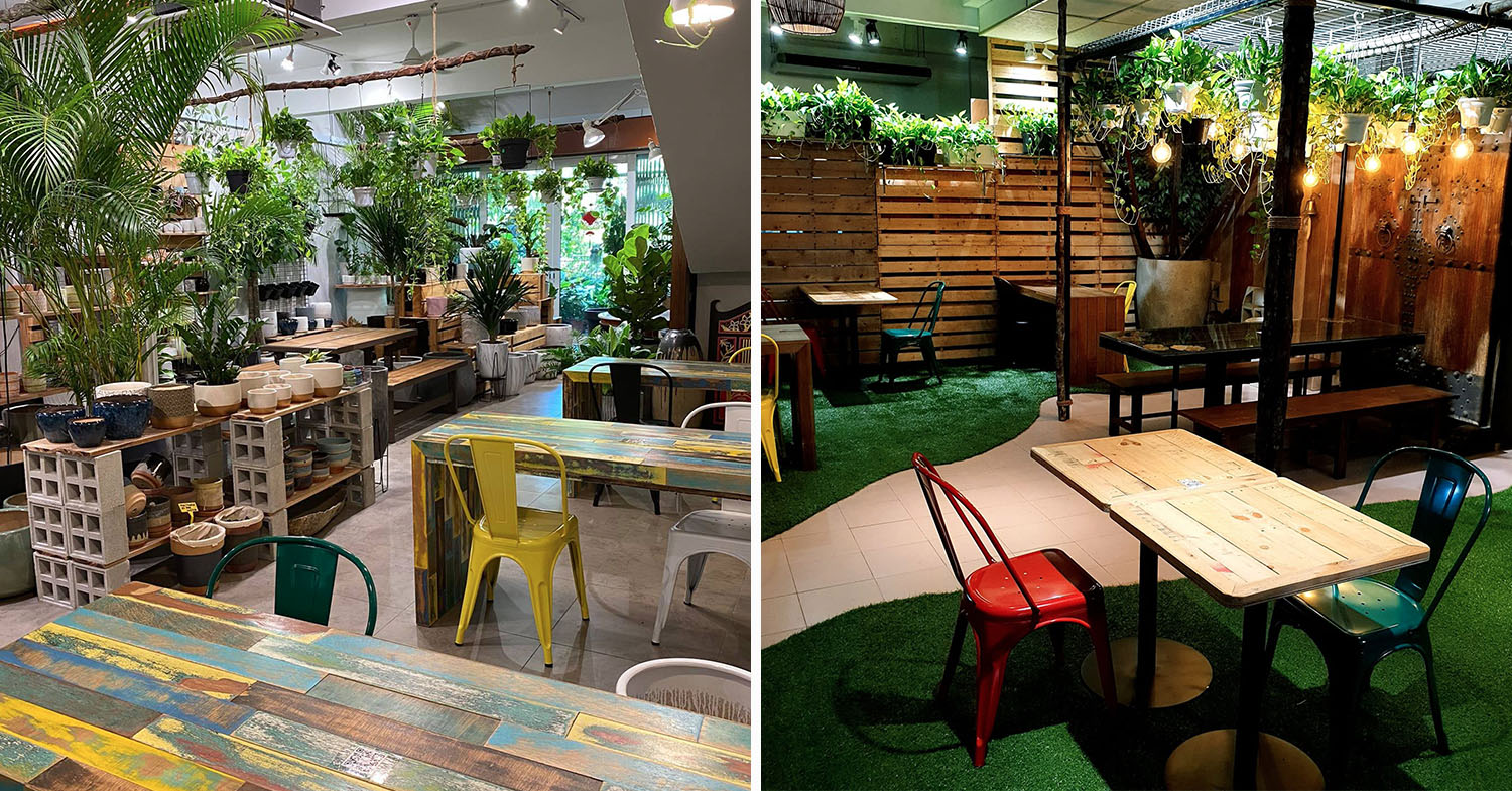 Hidden plant cafe in Malaysia 