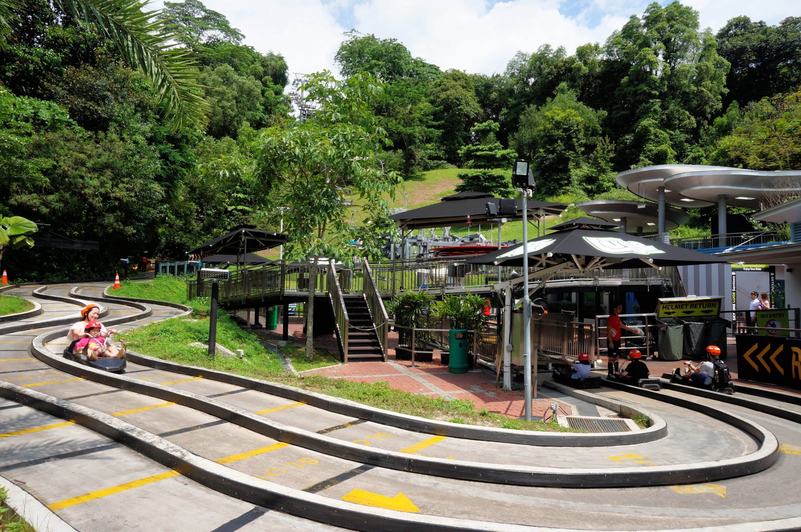 Luge attraction in Malaysia