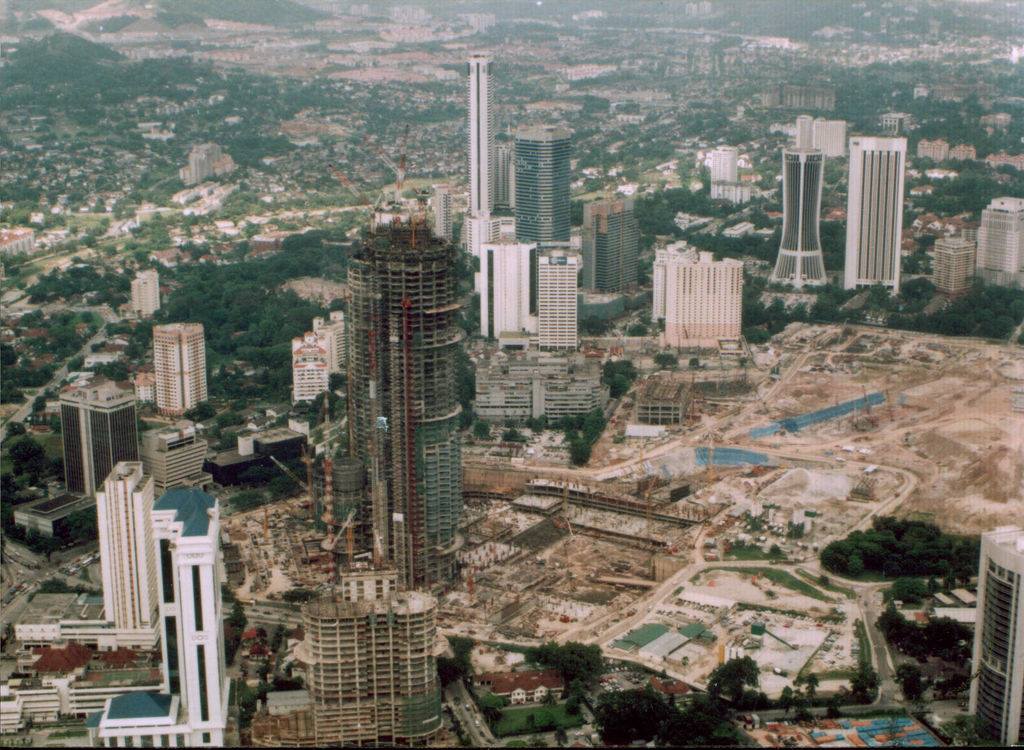Petronas Twin Towers former site