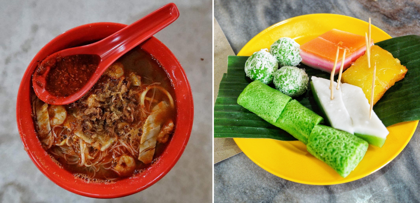 Breakfast in Penang - one corner hawker food