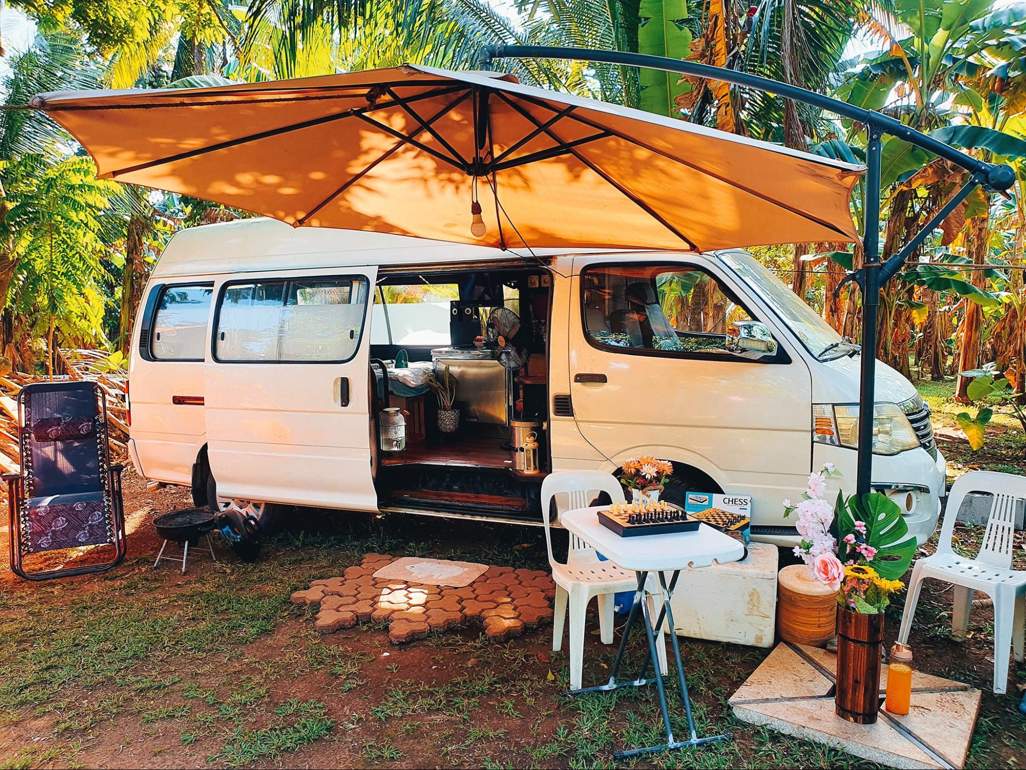 Paping's Staycation and Campsite - camper van