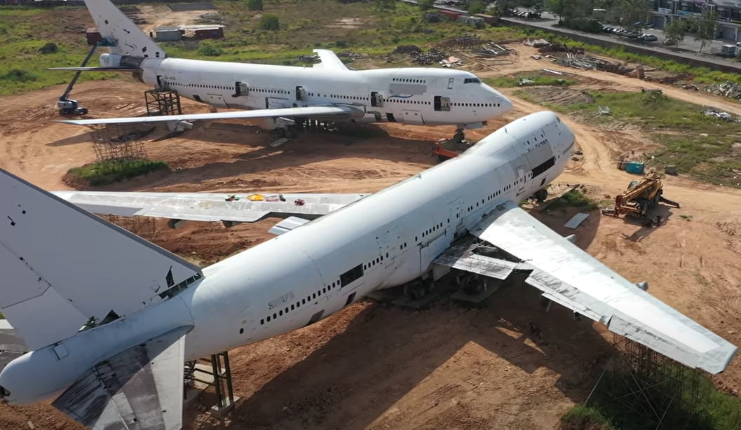 Abandoned Boeing 747 Airplanes