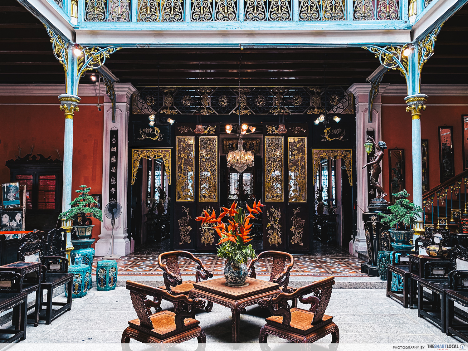 Pinang Peranakan Mansion - courtyard