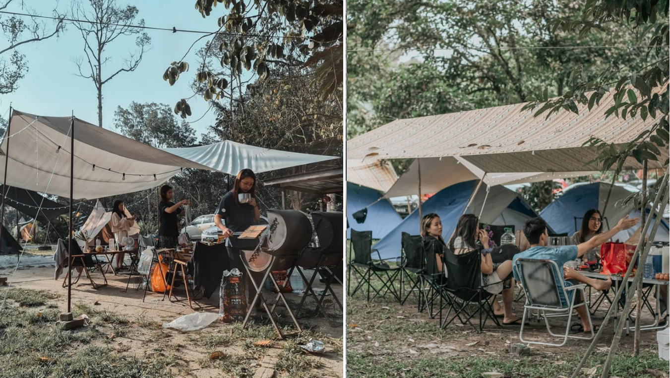 Glamping Malaysia - Hammocks cook